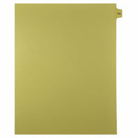 Mark Maker Legal Exhibit Index Tab Buff Single Tabs, 1/15th Cut, Letter Size, No Holes, Number 151, 25 Pack-Buff Single Tabs, 1/15th Cut