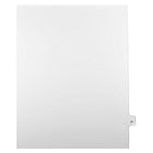 Mark Maker Legal Exhibit Index Tab White Single Tabs, 1/25th Cut, Letter Size, No Holes, Number 21, 25 Pack-White Single Tabs, 1/25th Cut
