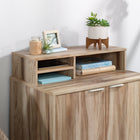 Sauder Portage Park Organizer Hutch - Kiln Acacia (426295)-30.35" x 11.49" x 5.98"