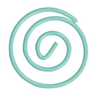 JAM Paper Circular Coloured Papercloops, Teal, 50 Pack (21832066)-Made from Vinyl Coated Steel Wire