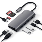 Satechi Type-C Multimedia Adapter - Space Grey-2 x 4K Video output via HDMI