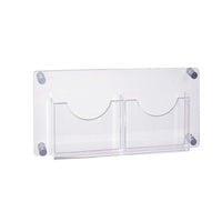Azar Two-Pocket Letter Wall Mount Brochure Holder (105586)-Brochure Holder