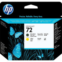 HP C9384A 72 Printhead, Matte Black/Yellow-HP 72 Printheads are designed and tested with HP Vivera Inks and the printer to provide consistent results