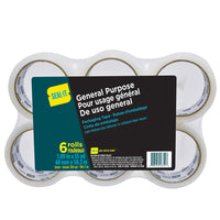 Seal-It All Purpose Clear Packing Tape - 48mm x 50m - 6 Pack-Packaging tape