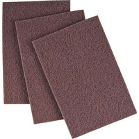 Aurora Tools Heavy-Duty Hand Pads, Tan, 10 Pack-Non-woven, synthetic fibres, bonded together with specially formulated resins and impregnated throughout the web with mineral grain creating an open, three dimensional structure