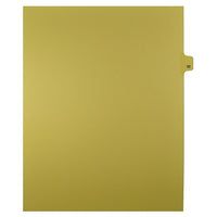 Mark Maker Legal Exhibit Index Tab Buff Single Tabs, 1/25th Cut, Letter Size, No Holes, Number 32, 25 Pack-Buff Single Tabs, 1/25th Cut