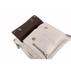 Champs Leather Ultimate Organizer Crossbody Bag with RFID - Cream-Top zipper entry keeps all your belongings safe and secure.