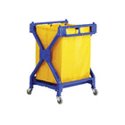 Globe Commercial Products Plastic X- FrameCart-Includes an extra strength bag with grommets