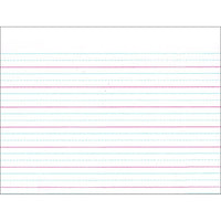 Pacon Zaner-Bloser A Sulphite Paper, 10.5"X8", 5/8" Ruling 5/16" Midline And 5/16" Space, Gr., 1500/Pack (PACZP2411)-Practice handwriting paper
