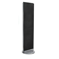 Azar Displays Pegboard Freestanding Floor Display, 16" x 60", Black (700250-BLK)-Made from pegboard
