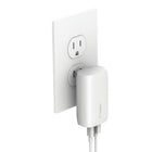Belkin BoostCharge 37W Dual PPS Wall Charger - White-Fast charge an iPhone 8 or later from 0-50 percent in 25 minutes