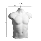 Eddie's Male Hanging Forms - Hard Plastic - White - 2 Pack (155739-2)-White