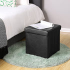 Vasagle Faux Leather Collapsible Storage Ottoman-Quality MDF board