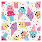 Millbrook Studios Flat Wrap, Ice Cream, 12 Pack (57032)-Each sheet is 19" x 27"