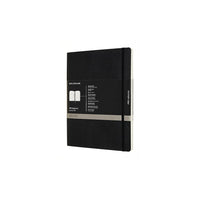 Moleskine Pro Collection Professional Soft Cover Notebook, Black, 7.5" x 10"-192 pages, 7.5" x 9.75" Ivory coloured paper