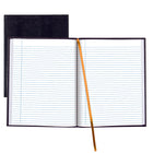 Blueline College Ruled Executive Notebook - 10-3/4" x 8-1/2" - Blue - 150 Pages (75 Sheets)-Blue ruling with margin
