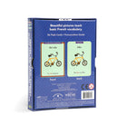 eeBoo French Vocabulary Flash Cards-Box: 5" x 6.5" x 1.5"