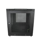 StarTech Server Rack Cabinet, 31" Deep Enclosure, 12U (RK1233BKM)-Mount equipment at the top of the rack with a ceiling panel that features square venting holes that are cage nut compatible