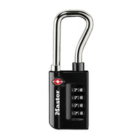 Master Lock TSA Accepted, SYO Combination Extended Reach Lock-Allows TSA screeners to inspect and relock baggage, without damaging the lock