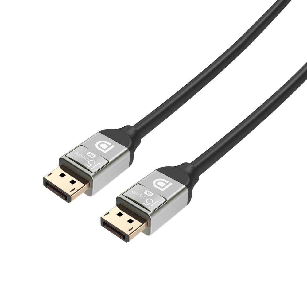 j5Create JDC43L10 8K Display Port Cable - Black | staples.ca