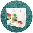 Sandtastik Floral Coloured Sand, 25 lb (11.3 kg) Box, Teal-Coarse grain with natural sparkle throughout