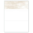 Deluxe Top Laser Cheque - English - 8.5" x 11" - Tan - 500 Pack-Blank Cheque stock for use with Custom Accounting Software