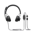 Logitech Zone Wired On-Ear Headset (Microsoft Teams)-Wired On-Ear Headset