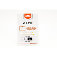 WHOOSH! Web Cam Privacy Cover-Slide to uncover the camera when you want it on and slide shut to ensure privacy
