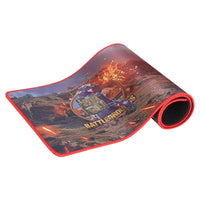 Marvo G37 Size-XL High-Density & Sweat Resistant Cloth Gaming Mouse Pad-Colour: Red