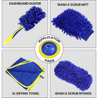 Michelin Ultimate 11-Piece Car Wash Bucket Kit-Ultra-absorbent, lint-free microfiber fabrics