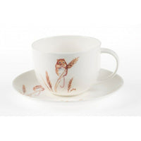 Roy Kirkham Breakfast Cup/Saucer, Country Wildlife Harvest Mouse, 2 Pack-Set Includes: 2 Piece
