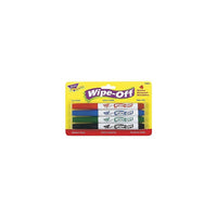 Trend Wipe-off Marker - Standard Colours - 12 Pack (T-98003)-Ink Colour: Red, blue, green and black