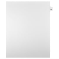 Mark Maker Legal Tabs - Letter Size - White - 1/25th cut - 25 tabs per package - 5 packages Pack - Number 53-White Single Tabs