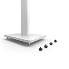 Kanto SP32PLW 32" Tall Bookshelf Speaker Floor Stands, White,2 Pack-32 inch Tall Speaker Stands