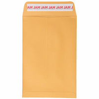 JAM Paper 6" x 9" Open End Catalog Envelopes with Peel and Seal Closure - Brown Kraft Manila - 500 Pack-Colour: Brown Kraft Manila
