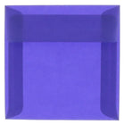 JAM Paper 8.5 x 8.5 Square Envelopes, Purple Translucent Vellum, 50 Pack (1592167I)-Primary blue translucent envelope