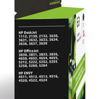HP 63 Black & Tri-Colour Original Ink Cartridges, 2 Pack (L0R46AN)-Cartridge yield (approx.) per cartridge: 170 pages black, 150 pages Tri-Colour