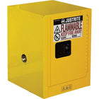 Justrite Countertop and Compac Sure-Grip Ex Safety Cabinets, 1 Door, Self-Closing, Countertop, 4 Gal, 17" x 17" x 22"-Improved access to often used liquids, without compromising safety
