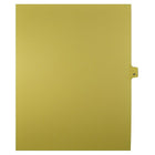Mark Maker Legal Exhibit Index Tab Buff Single Tabs, 1/25th Cut, Letter Size, No Holes, Number 37, 25 Pack-Buff Single Tabs, 1/25th Cut