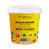 Modern Homes Multi-Purpose Wipe Bucket, 400/Wipes-Multipurpose Cleaning Wipes