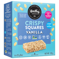 Healthy Crunch Crispy Squares - Vanilla - 22g - 6 Pack-School Approved