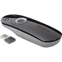 Targus Wireless Presenter with Laser Pointer-KeyLock technology locks non-essential buttons, eliminating accidental button presses