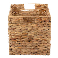 Gry Mattr Woven Basket - Medium 12"L x 12"W x 12"D - Natural-Medium sized storage basket