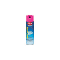 Krylon Industrial Quik-Mark Fluorescent Pink Waterbased Marking Paint 17oz (A03612)-Paint Colour: Fluorescent Pink