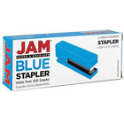 JAM Paper Office & Desk Sets, Tape Dispenser Stapler Pack of Staples, Blue (33758BL)-Our Staplers & Tape Dispensers are very sturdy and durable! Fashioned from High Quality Hard Plastic with a smooth finish & a weighted rubber base to prevent slipping