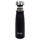 PURE Drinkware Water Bottle and Coffee Tumbler Set, 17 oz, Black-Feature: condensation-free, leak-proof, and BPA free