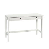 Sauder 47"W County Line Desk - Soft White-Spacious work surface for laptop, writing pad, and lamp