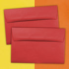 JAM Paper A9 Invitation Envelopes, 5.75 x 8.75, Brite Hue Red Recycled, 250 Pack (14257H)-Envelope Size: 5.75" x 8.75"