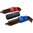 Gray Tools 22 Piece SAE & Metric, Long Arm S2 Hex Key Set-Contains sizes: .050", 1/16", 5/64", 3/32", 7/64", 1/8", 9/64", 5/32", 3/16", 7/32", 1/4", 5/16", 3/8", 1.5, 2, 2.5, 3, 4, 5, 6, 8, and 10mm.