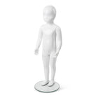 Can-Bramar RP Kid Abstract Fibreglass Mannequins Set -  Glossy White - 3 Pack-Toddler mannequin (RPK-2): Height: 36.5" (92.71 cm), Shoulder: 25 1/2 (64.8 cm), Chest: 19 2/16" (48.6 cm), Waist: 18 1/2" (47 cm), Hip: 20" (50.8 cm), Base: 11 12/16" (30 cm)